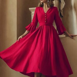 Elegant Classic Red Dress!
